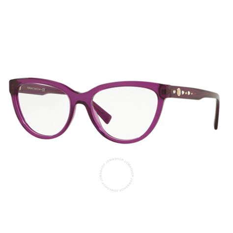 versace purple cat eye glasses